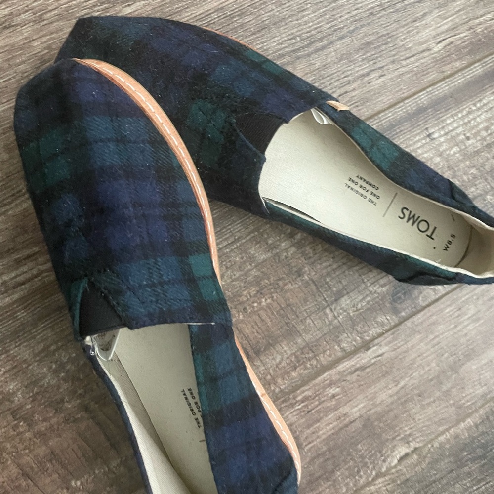 Toms Blackwatch Flannel flats